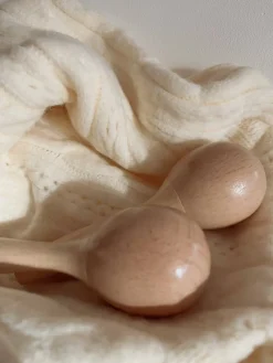 Handmade Wooden Maracas><noscript><img width=