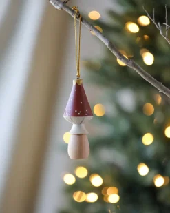 Handmade Wooden Mushroom Ornament>Gnezdo Best