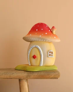 Handmade Wooden Mushroom House>Bumbu Toys Clearance