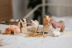 Handmade Wooden Sheep><noscript><img width=