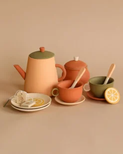 Handmade Wooden Tea Set - Herbal>SABO concept Outlet