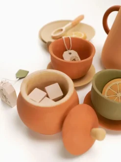 Handmade Wooden Tea Set - Herbal><noscript><img width=