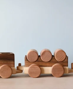 Handmade Wooden Train - Extra Long><noscript><img width=