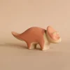 Handmade Wooden Triceratops Dinosaur>Meshka And Friends Hot