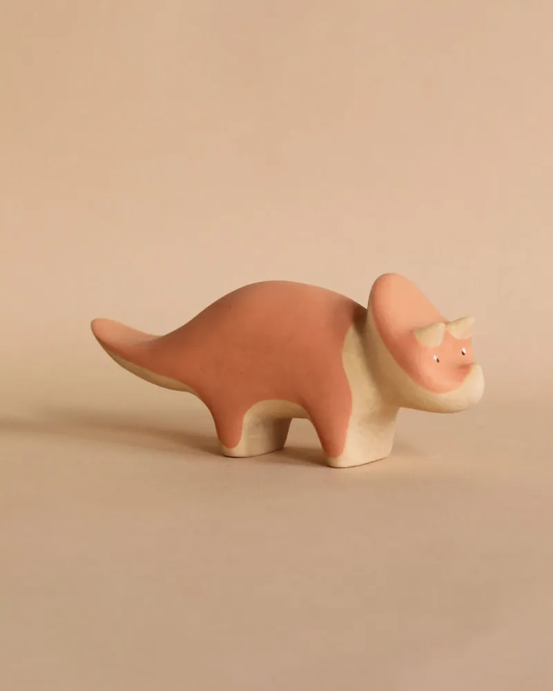 Handmade Wooden Triceratops Dinosaur>Meshka And Friends Hot