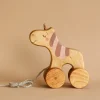 Handmade Wooden Unicorn Pull Toy>Friendly toys Sale
