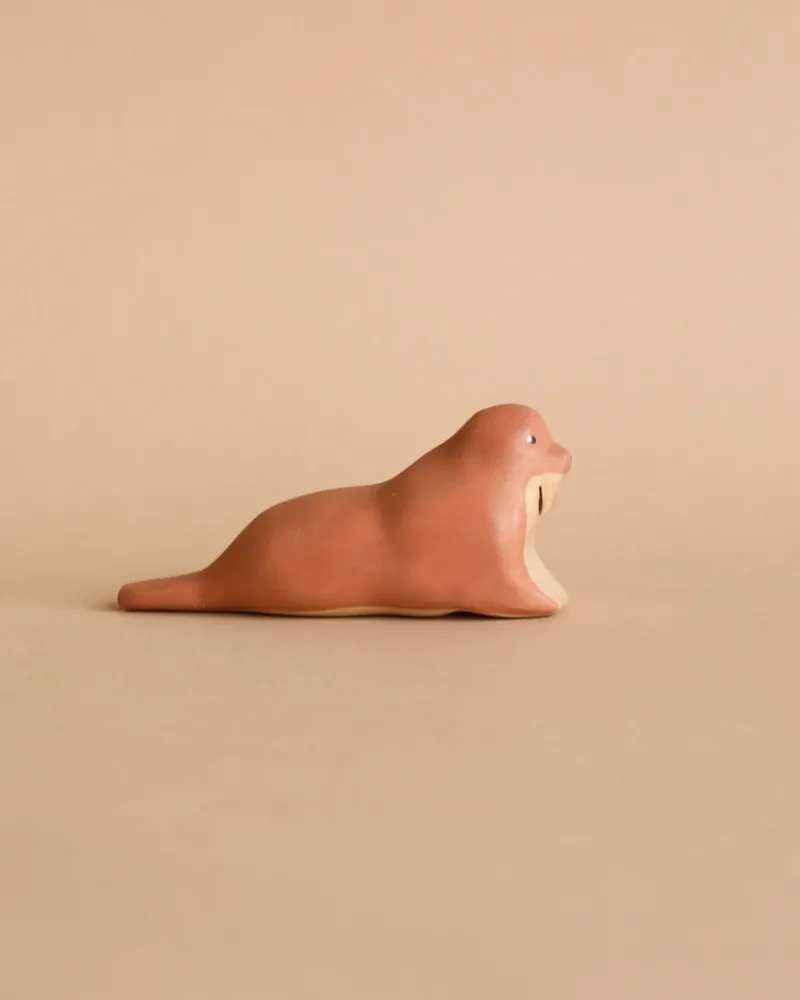 Handmade Wooden Walrus>Meshka And Friends New