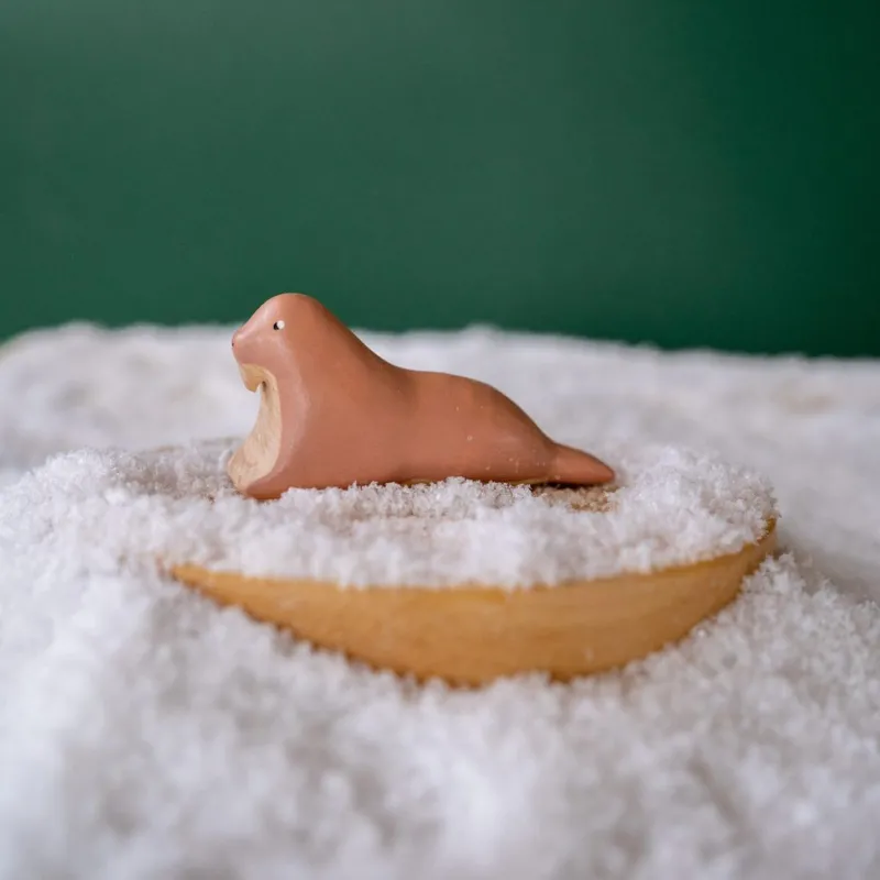 Handmade Wooden Walrus>Meshka And Friends New