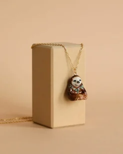 Happy Sloth Necklace>Camp Hollow Clearance