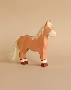 Horse, Standing, Light Brown>Holztiger Outlet