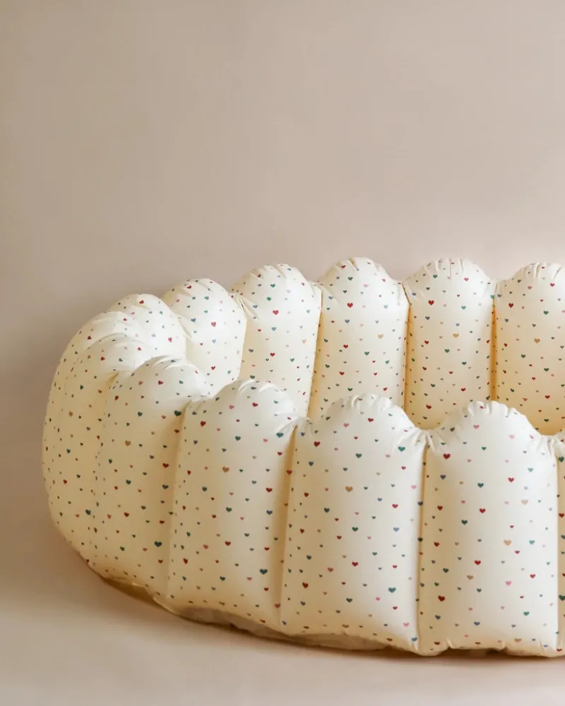 Inflatable Large Shell Pool - Multi Hearts>Konges Sløjd Online