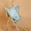 Konges Sloejd Zoe Bow Doll Stroller - Cherry Blue>Konges Sløjd Clearance