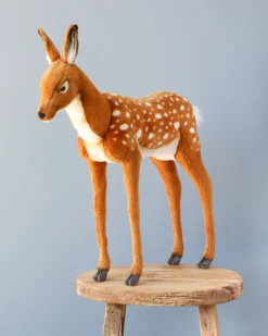 Large Deer Stuffed Animal - Female (final sale)><noscript><img width=