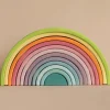 Large Wooden Rainbow, Pastel>Grimms New