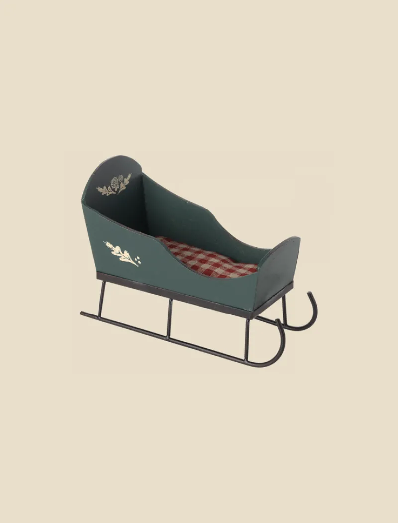 Christmas Sleigh - Green>Maileg Online