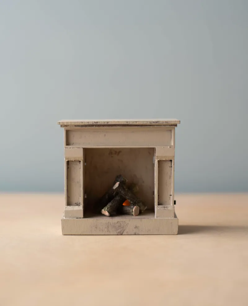 Fireplace, Mouse>Maileg Hot