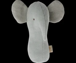 Lullaby Friend Rattles, Elephant - Light Dusty Blue>Maileg Outlet