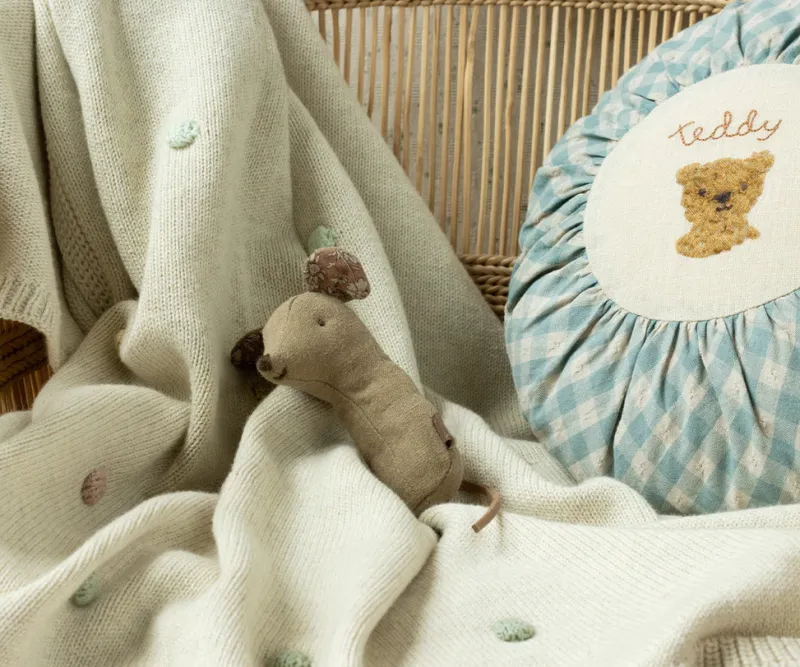 Lullaby Friend Rattles, Mouse Rattle - Light Umber>Maileg Hot