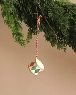 Metal Ornament, Small Drum - Classic Green>Maileg Best