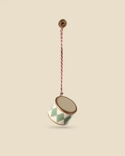 Metal Ornament, Small Drum - Mint>Maileg Online