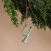 Metal ornament, Trumpet -Mint>Maileg Best