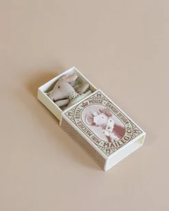 Sleepy Wakey Baby Mouse In Box>Maileg Sale