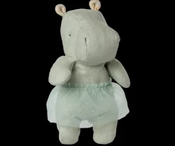 Small Hippo With Skirt Stuffed Animal - Mint>Maileg Sale