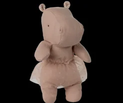Small Hippo With Skirt Stuffed Animal - Soft Rose><noscript><img width=