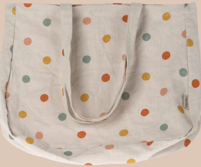 Tote Bag With Multi Dots - Small>Maileg New