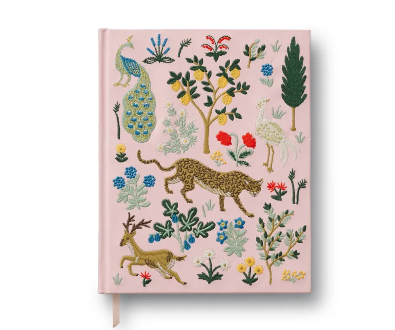 Menagerie Embroidered Sketchbook>Rifle Paper Co. New