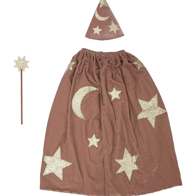 Pink Velvet Wizard Costume - Final Sale>Meri Meri Outlet