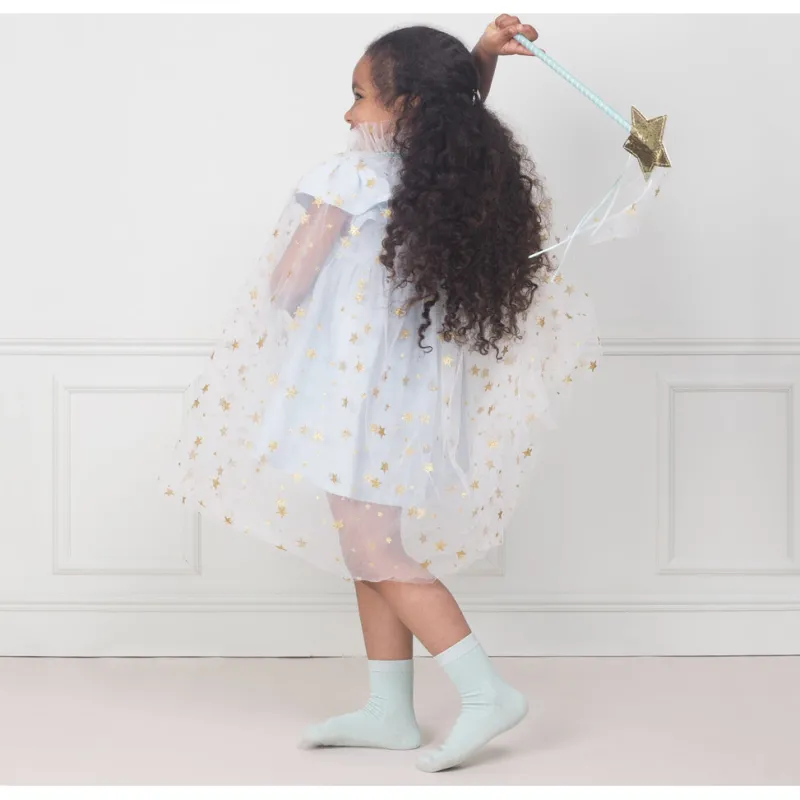 White Tulle Star Cape Costume - Final Sale>Meri Meri Best