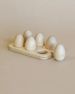 Wooden Half Dozen Eggs - Made in USA>Milton & Goose New