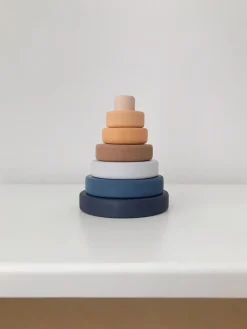 Mini Wooden Pyramid Stacker - Desert Night>SABO concept Outlet