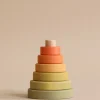 Mini Wooden Pyramid Stacker - Flower Meadow>SABO concept Online