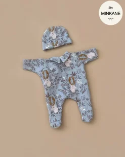 11" Doll Clothing | Sleep Well Corentin Onesie & Hat - Elaphe>Minikane Hot