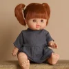 Baby Doll With Sleeping Eyes (13") - Raphaelle With Dress>Minikane Fashion