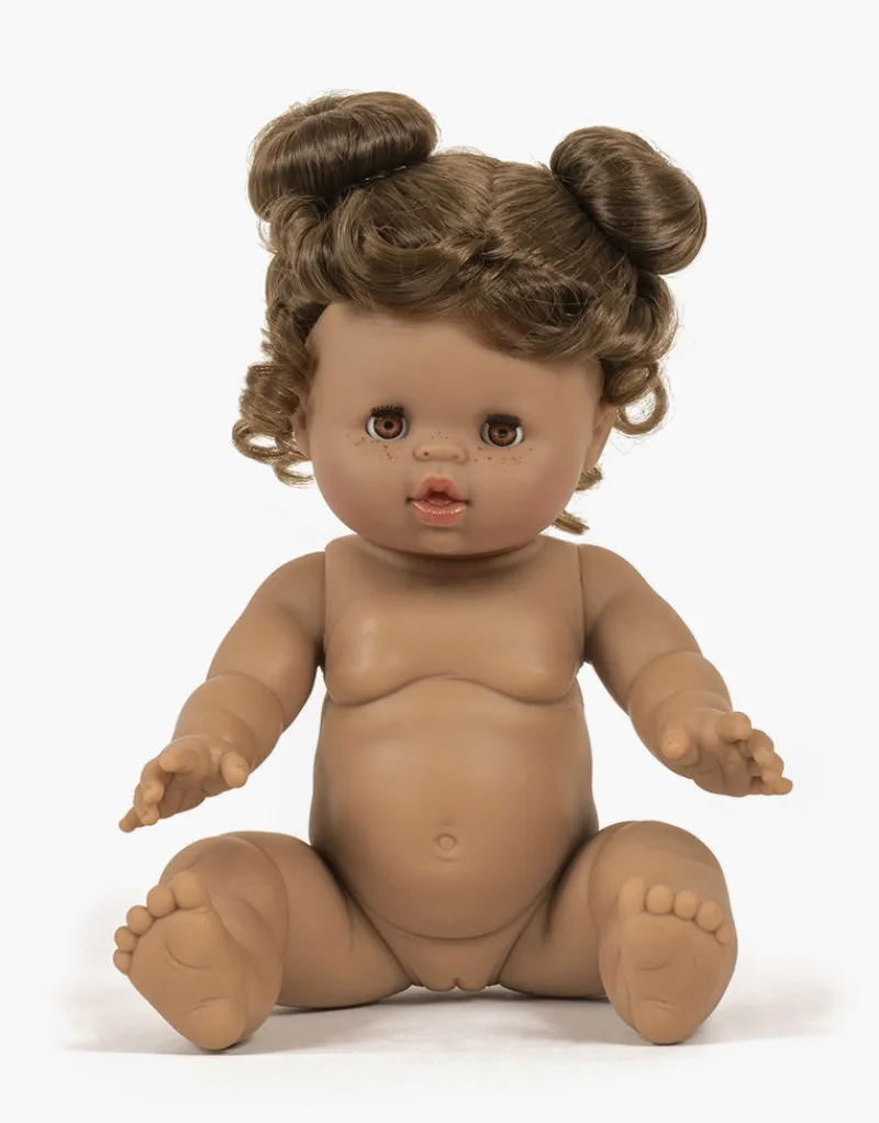 Baby Doll With Sleeping Eyes (13") - Madeleine (Clothing Sold Separately)>Minikane Clearance