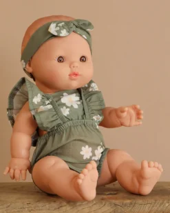 Doll (13") - Faustine with Green Romper>Minikane Online