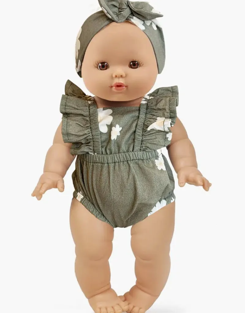 Doll (13") - Faustine with Green Romper>Minikane Online