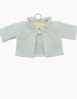 Doll Clothing | Claudia Cardigan in Fleece - Green Tea>Minikane Best