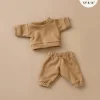 Doll Clothing | Liam Set in Fleece - Camel>Minikane Sale