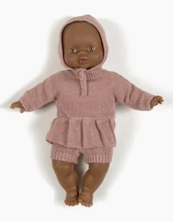 Doll Clothing | Élie Knit Bonnet - Tea Pink><noscript><img width=