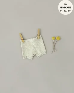 Doll Clothing | Vito Shorts in Knit Wool - Cream>Minikane New