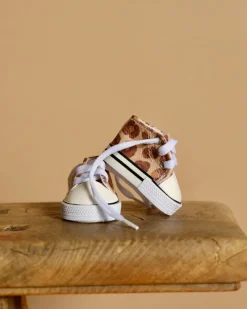 Doll Shoes | Converse Style Feline Print Sneakers>Minikane Best