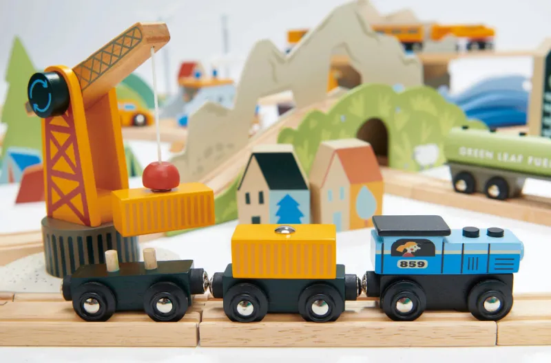 Mountain View Train set>Tender Leaf Toys Online