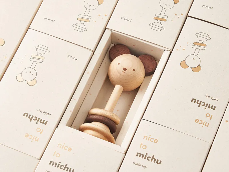 Nice to Michu Baby Rattle>Oioiooi Fashion