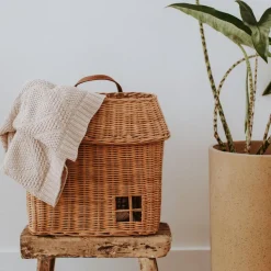 Hanging Rattan Basket Hutch><noscript><img width=