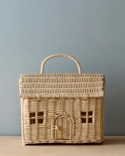 Rattan Casa Clutch>Olli Ella Outlet
