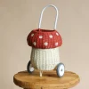 Rattan Mushroom Luggy - Red>Olli Ella New